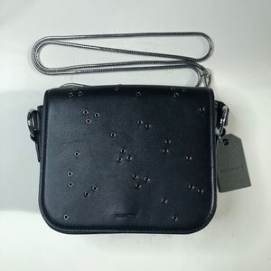 ALLSAINTS Black Studded Small Purse